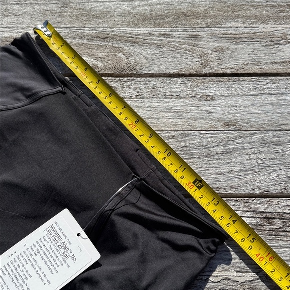 Lululemon Align No-Line‎ Pant 25" Satin size 12 Black NWT - Picture 3 of 5
